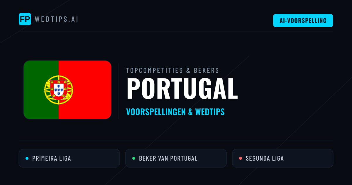 Portugal Voorspellingen & Tips - Voetbal voorspellingen en wedden