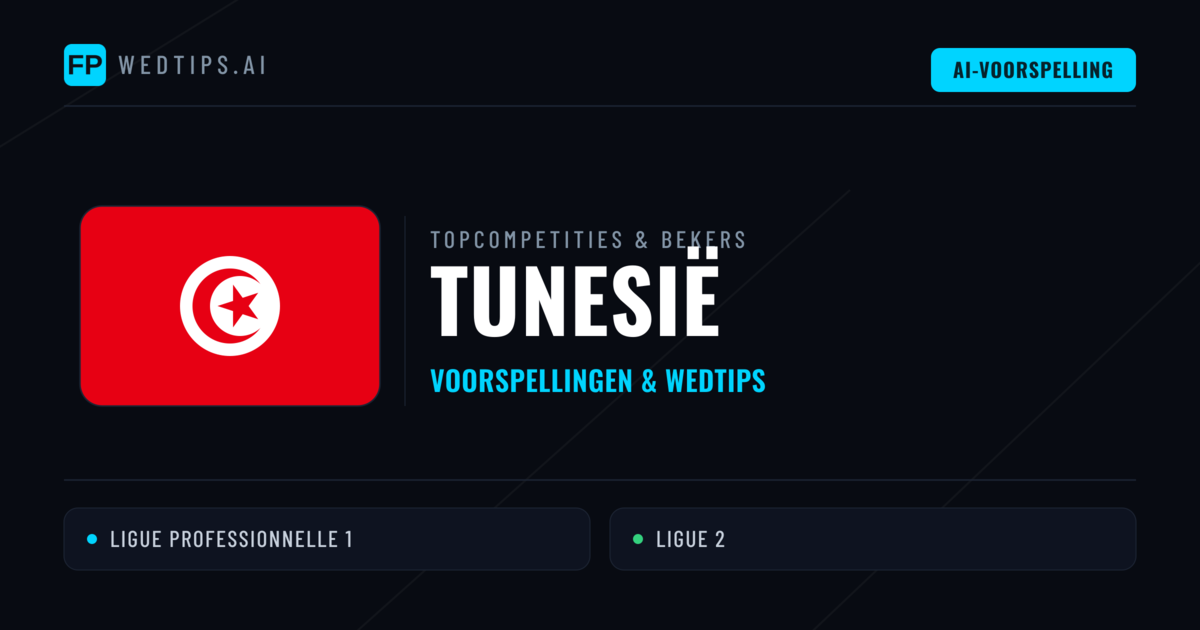 Tunesië Voorspellingen & Tips - Voetbal voorspellingen en wedden