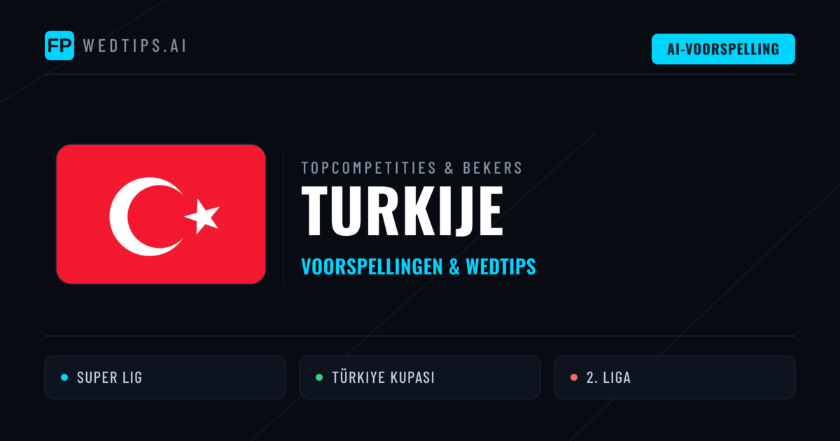 Turkije Voorspellingen & Tips - Voetbal voorspellingen en wedden