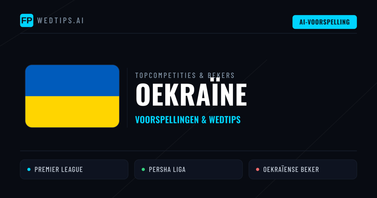 Oekraïne Voorspellingen & Tips - Voetbal voorspellingen en wedden