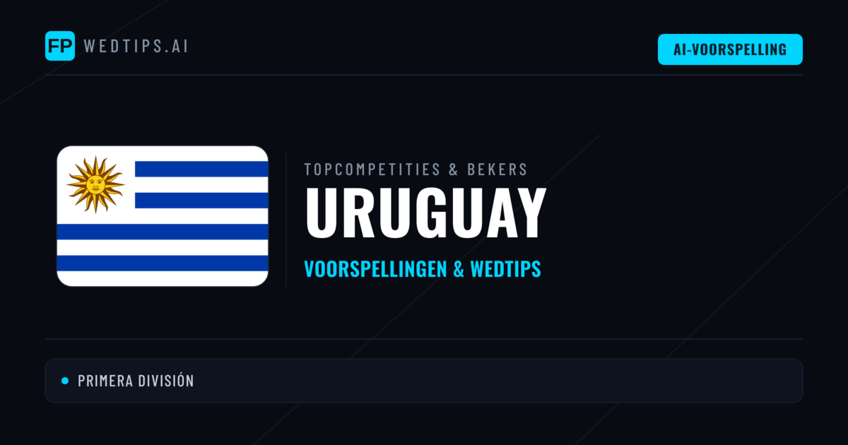 Uruguay Voorspellingen & Tips - Voetbal voorspellingen en wedden