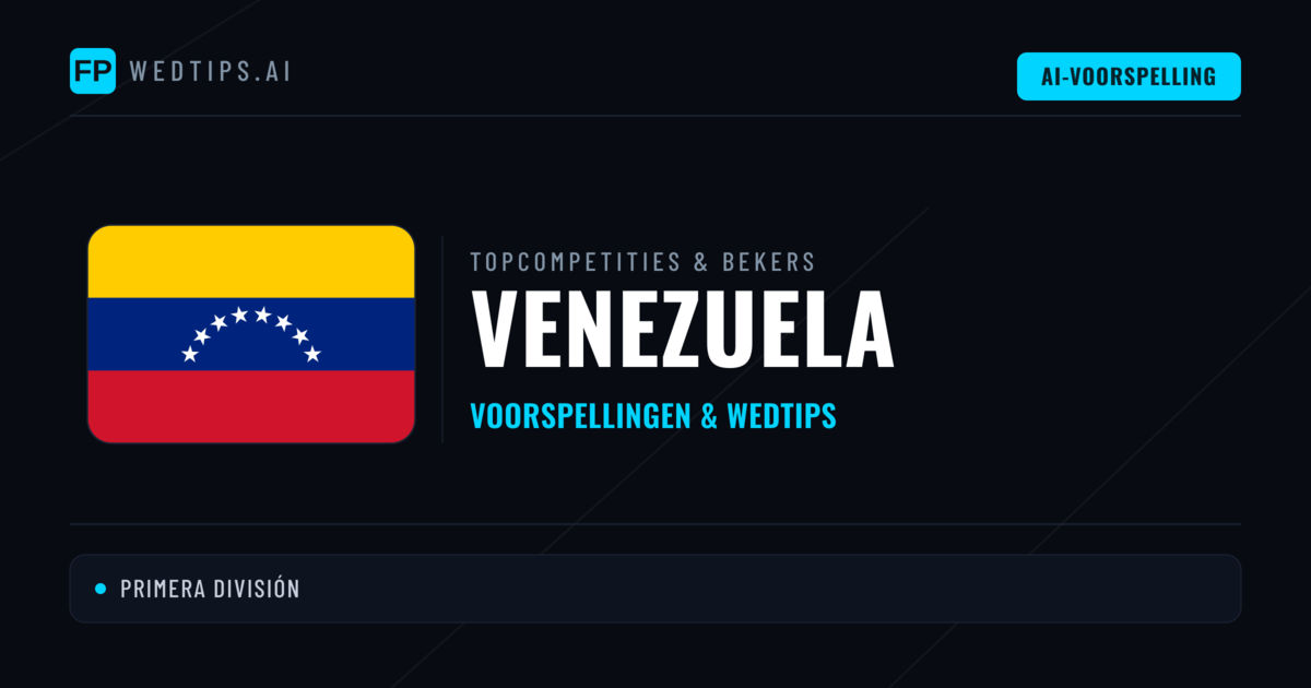 Venezuela Voorspellingen & Tips - Voetbal voorspellingen en wedden