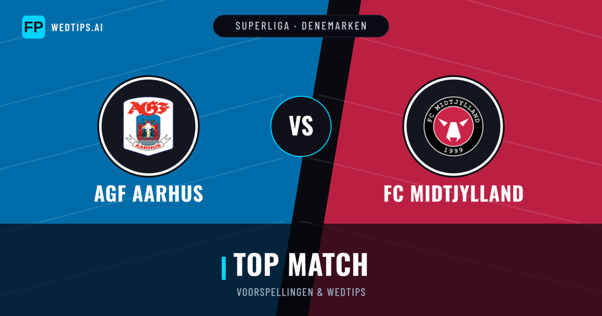 AGF Aarhus vs FC Midtjylland voorspellingen & statistieken