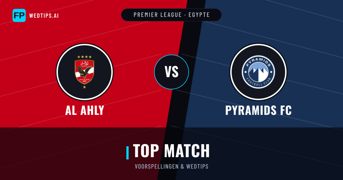 Al Ahly vs Pyramids FC voorspellingen & statistieken