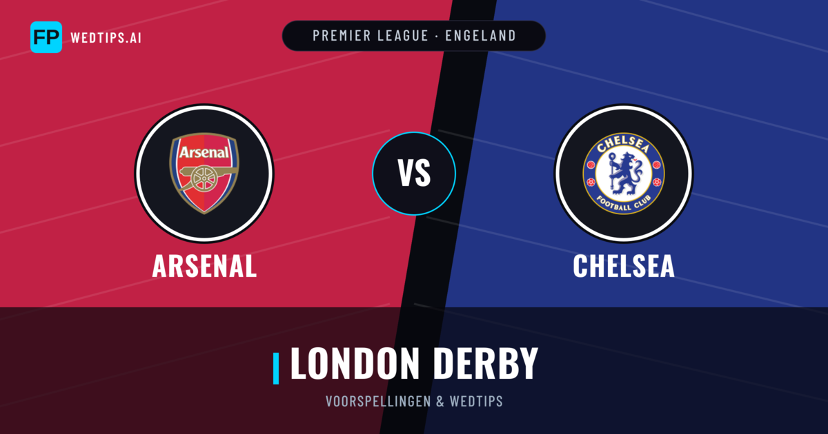 Arsenal vs Chelsea voorspellingen & statistieken