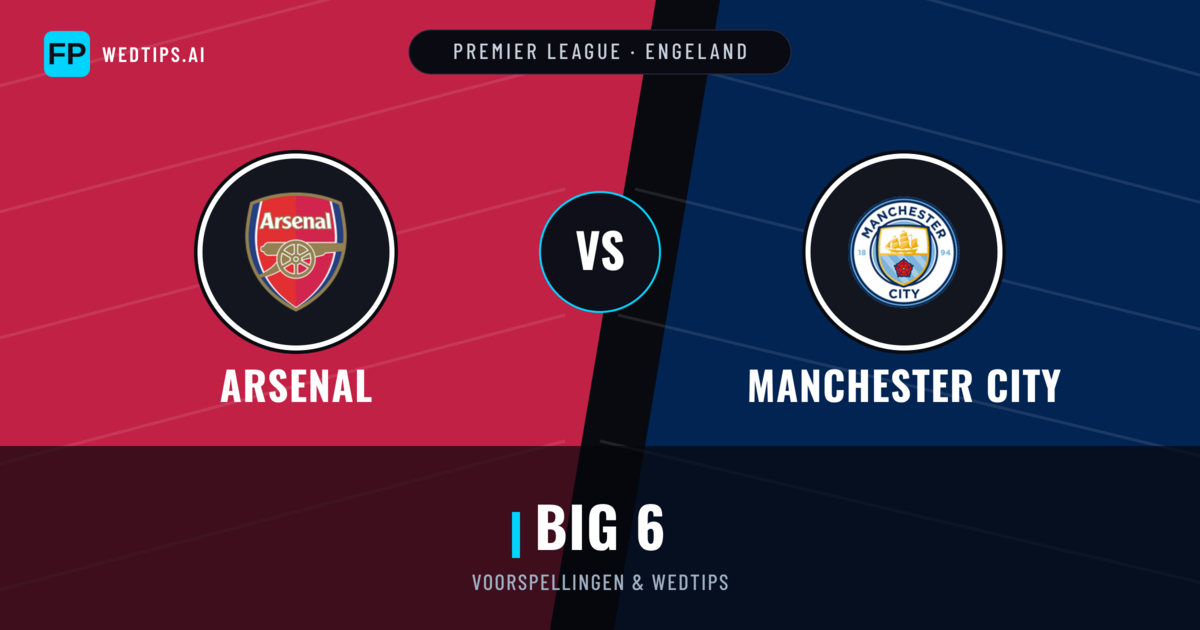 Arsenal vs Manchester City voorspellingen & statistieken