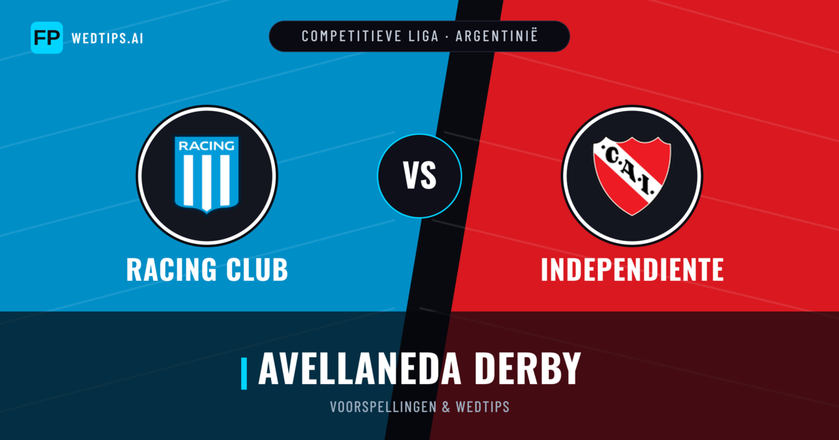 Racing Club vs Independiente voorspellingen & statistieken