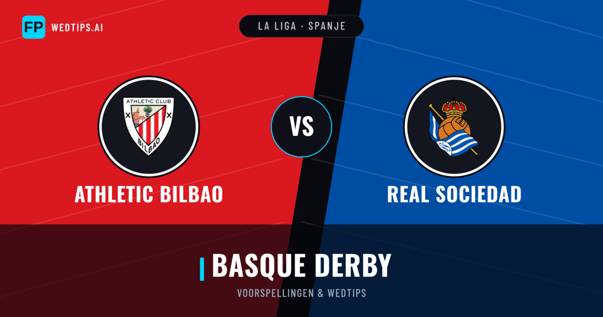 Athletic Bilbao vs Real Sociedad voorspellingen & statistieken