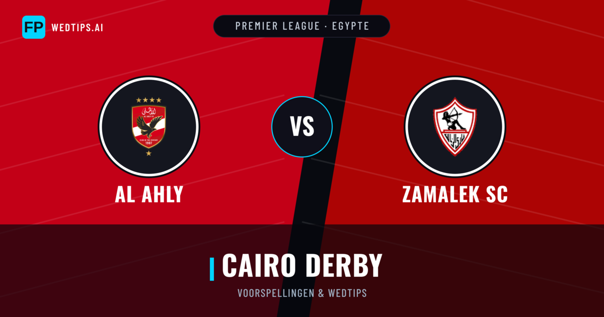 Al Ahly vs Zamalek SC voorspellingen & statistieken