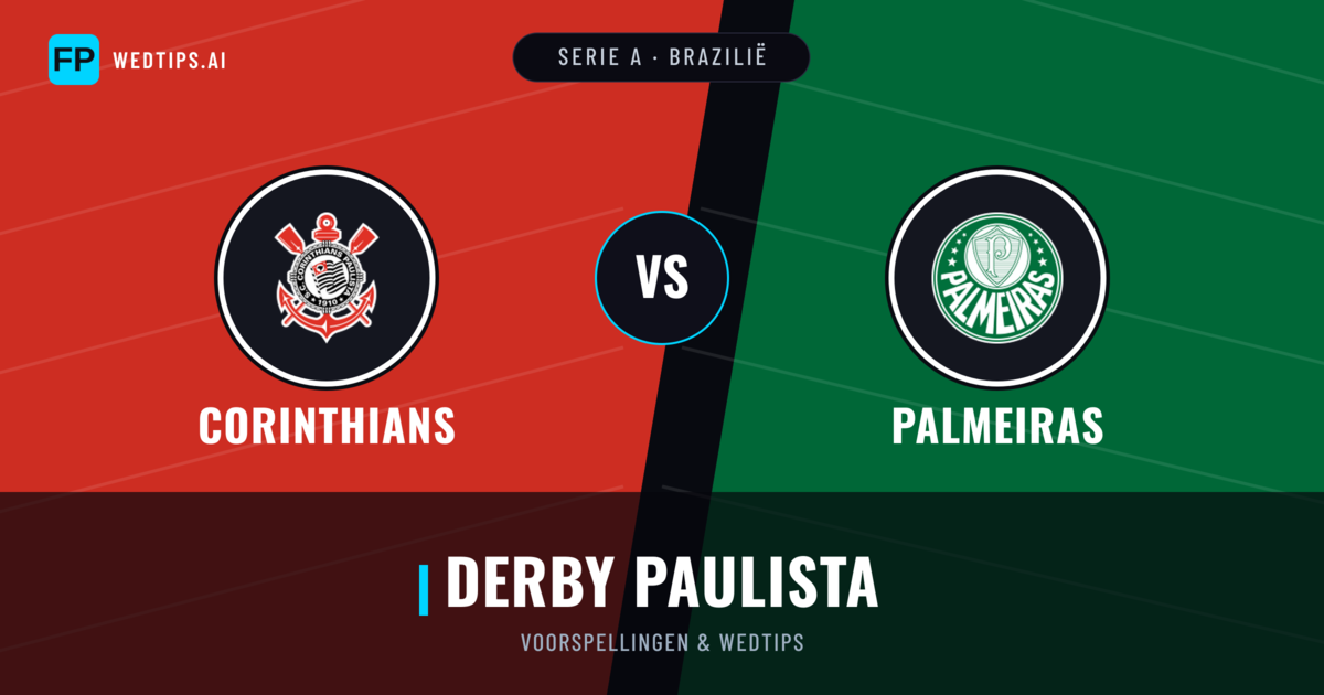 Corinthians vs Palmeiras voorspellingen & statistieken