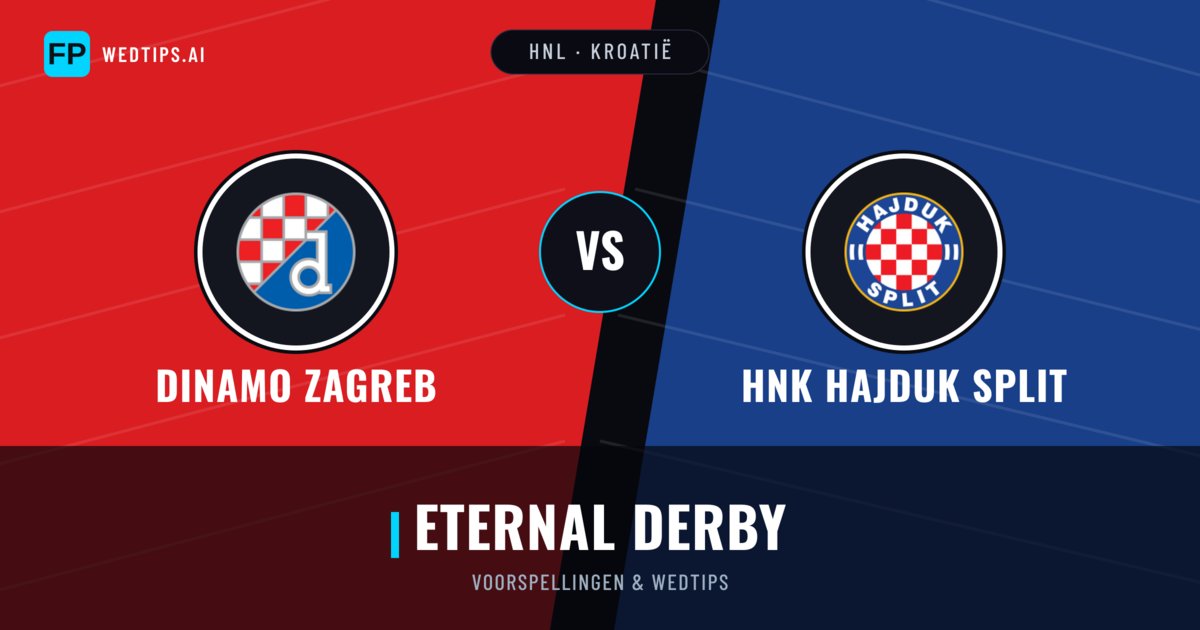 Dinamo Zagreb vs HNK Hajduk Split voorspellingen & statistieken