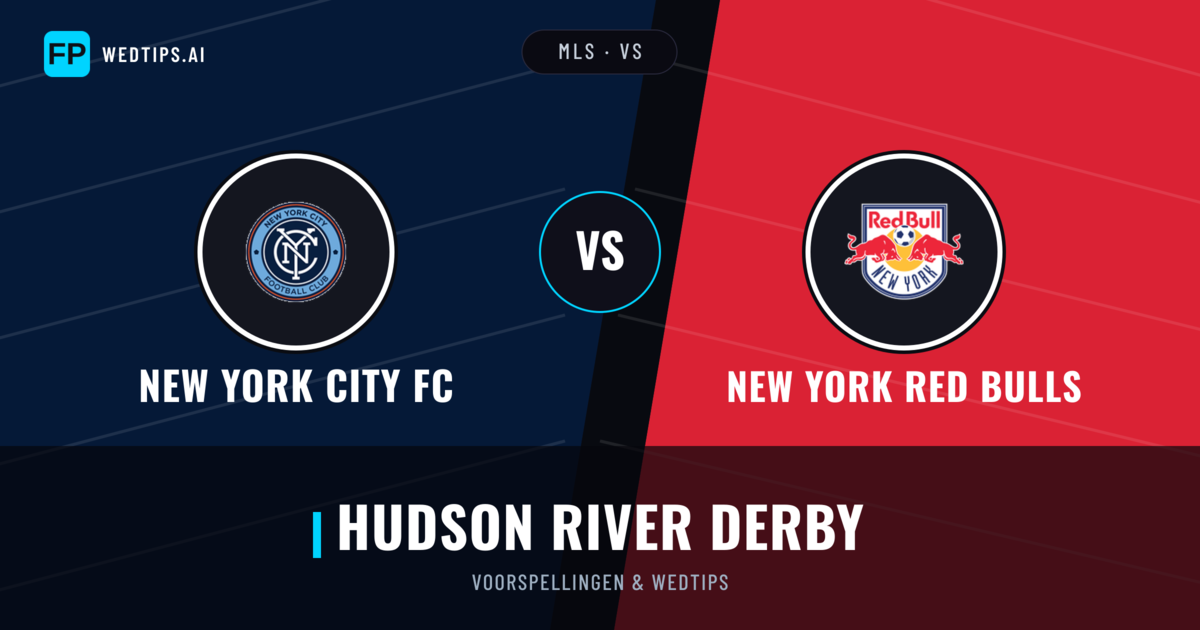 New York City FC vs New York Red Bulls voorspellingen & statistieken