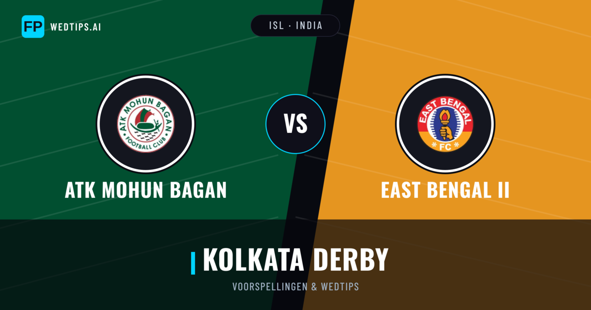 ATK Mohun Bagan vs East Bengal II voorspellingen & statistieken