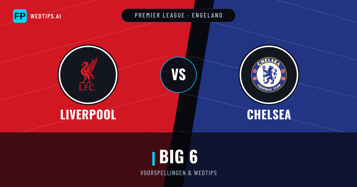 Liverpool vs Chelsea voorspellingen & statistieken