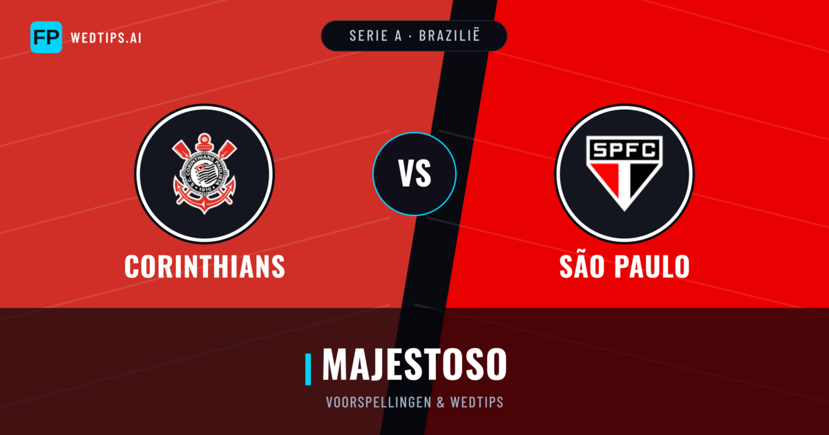 Corinthians vs São Paulo voorspellingen & statistieken