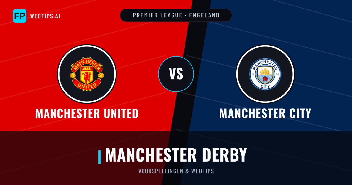 Manchester United vs Manchester City voorspellingen & statistieken