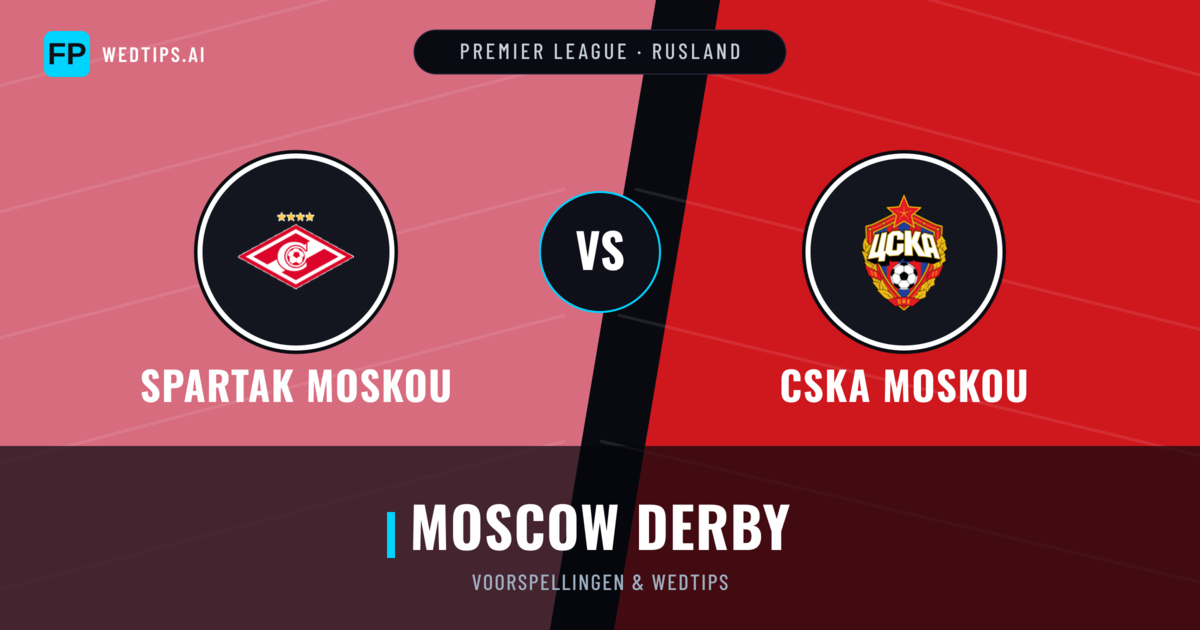 Spartak Moskou vs CSKA Moskou voorspellingen & statistieken