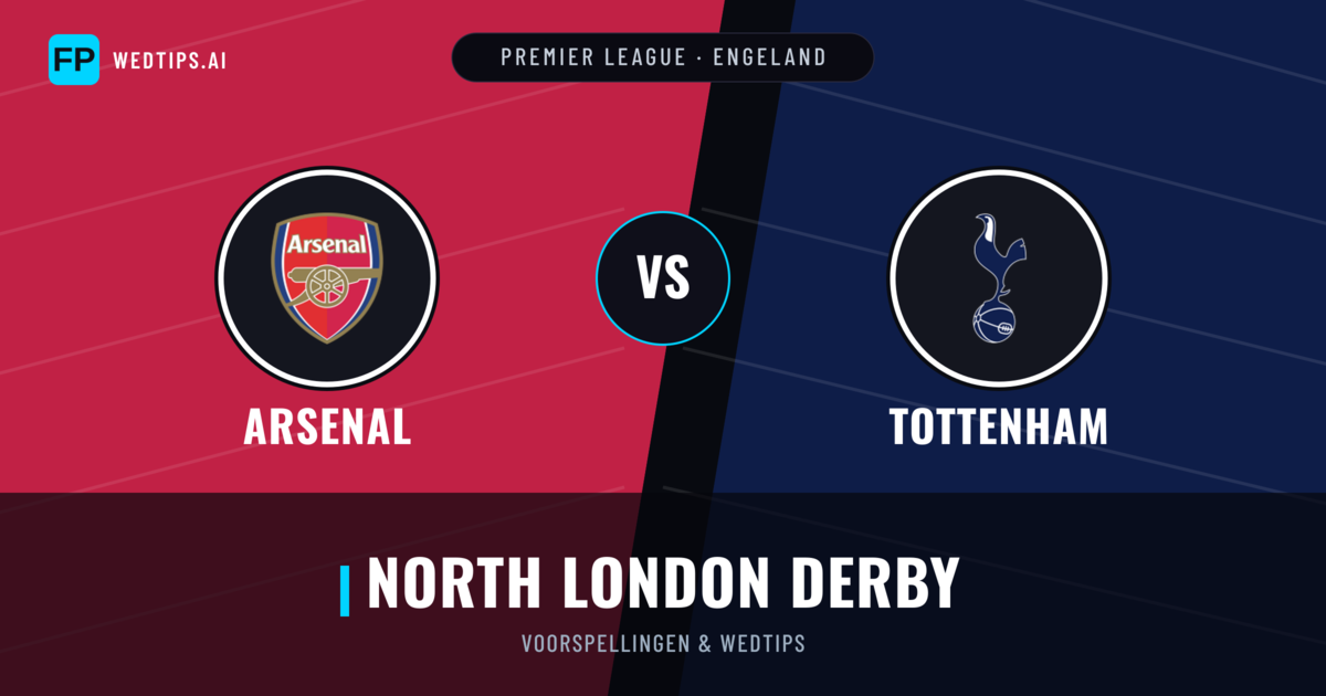 Arsenal vs Tottenham voorspellingen & statistieken