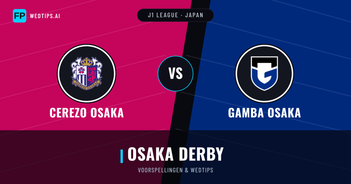 Cerezo Osaka vs Gamba Osaka voorspellingen & statistieken