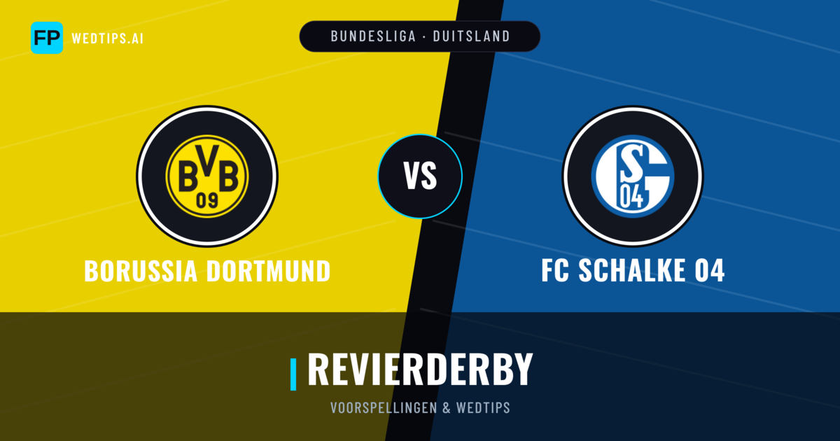 Borussia Dortmund vs FC Schalke 04 voorspellingen & statistieken