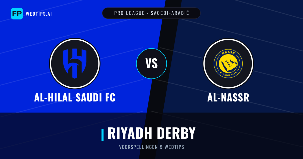 Al-Hilal Saudi FC vs Al-Nassr voorspellingen & statistieken
