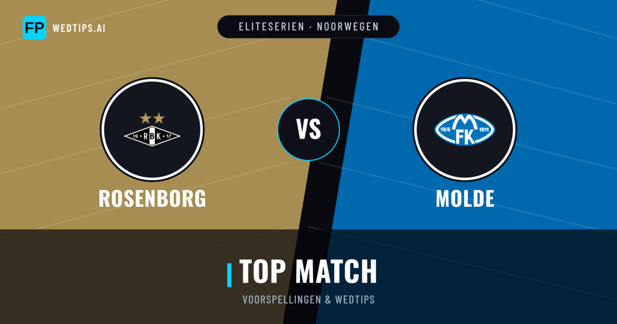 Rosenborg vs Molde voorspellingen & statistieken