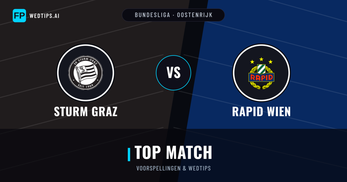 Sturm Graz vs Rapid Wien voorspellingen & statistieken