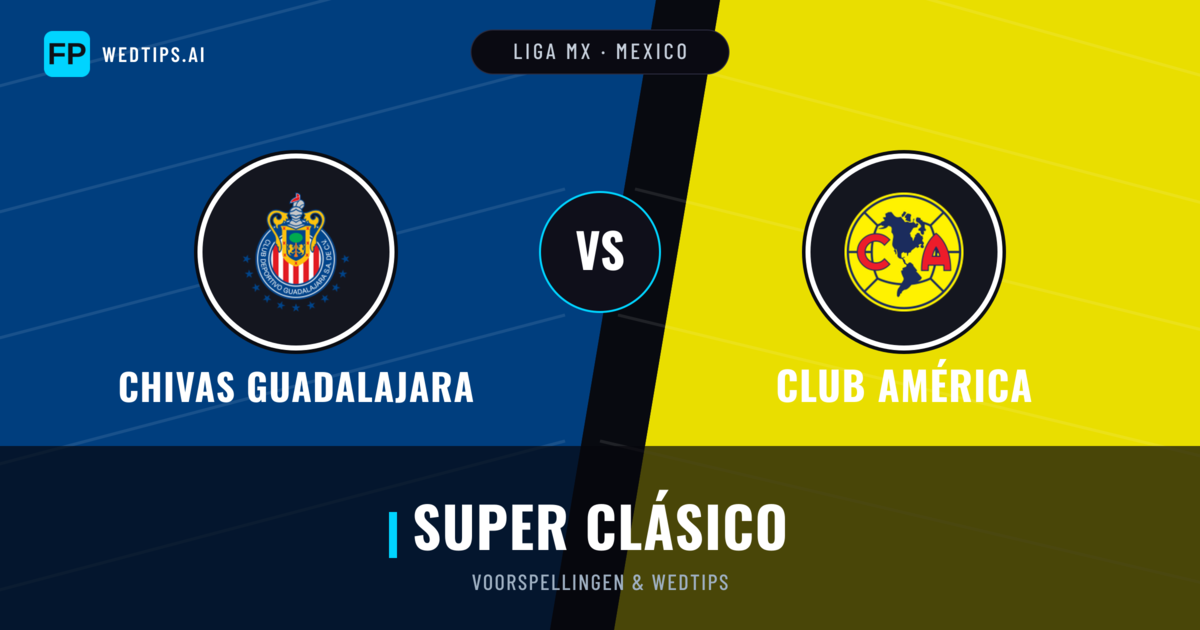 Chivas Guadalajara vs Club América voorspellingen & statistieken