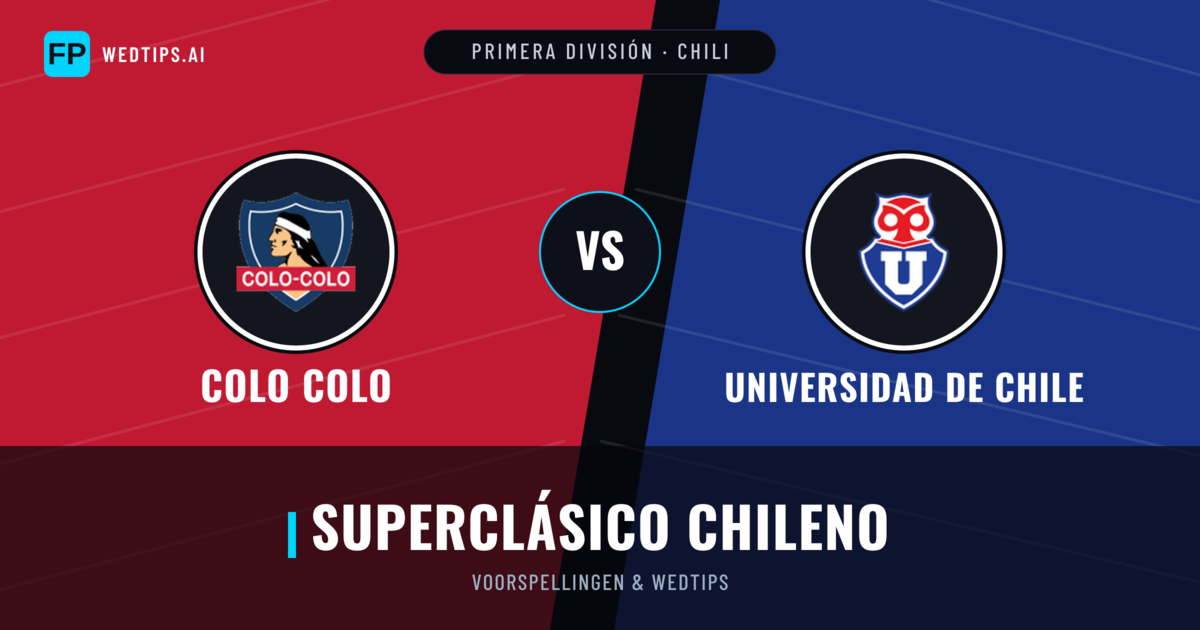 Colo Colo vs Universidad de Chile voorspellingen & statistieken