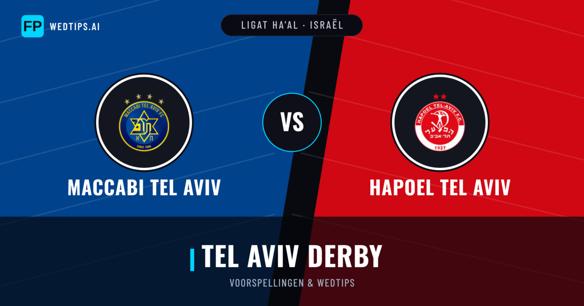 Maccabi Tel Aviv vs Hapoel Tel Aviv voorspellingen & statistieken