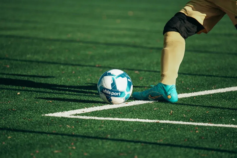 Spelers die strijden om hoekschoppen tijdens een match, illustrerend de hoekschoppen weddenschap in een voetbal wedgids