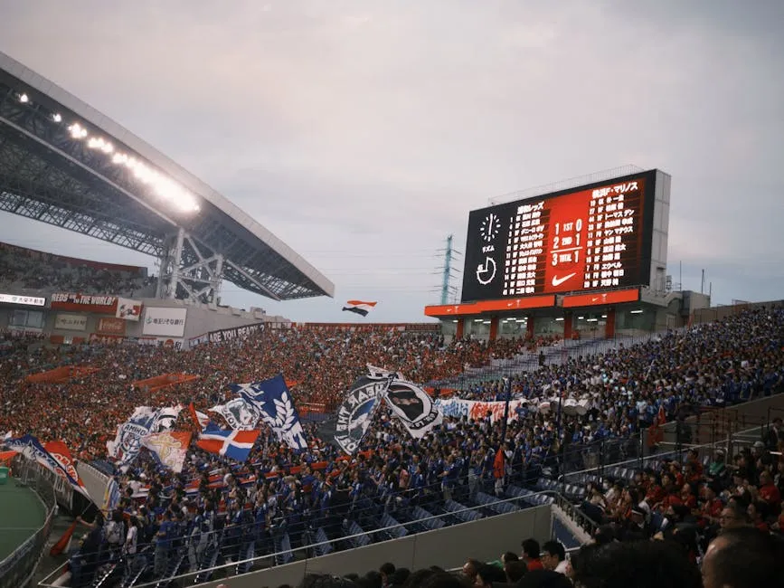 Afbeelding van een voetbalwedstrijd met een focus op Correcte Score weddenschap voor het voorspellen van de exacte eindscore.