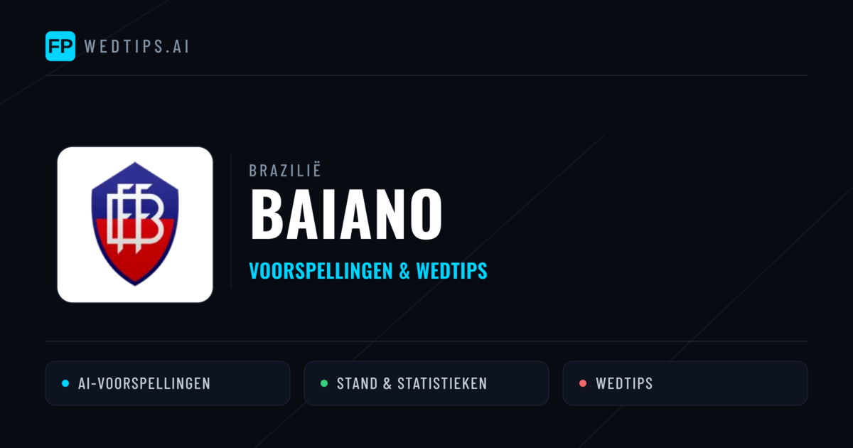 Brazilië Baiano voorspellingen & wedtips