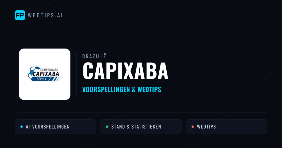 Brazilië Capixaba voorspellingen & wedtips