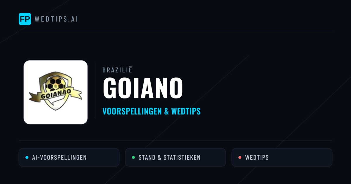 Brazilië Goiano voorspellingen & wedtips