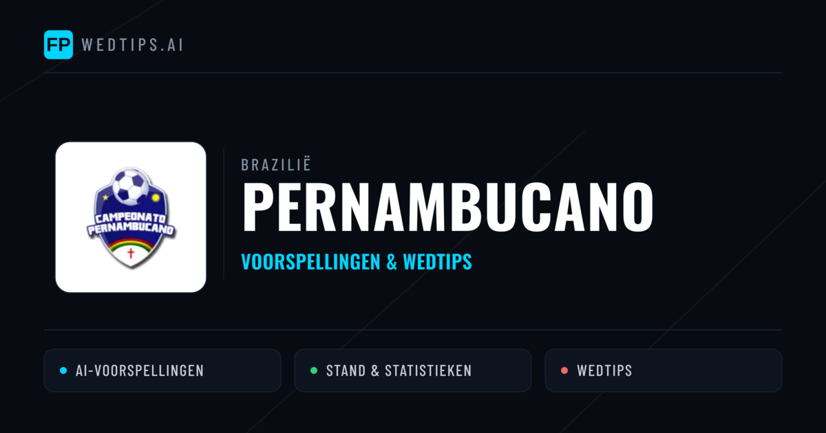 Brazilië Pernambucano voorspellingen & wedtips