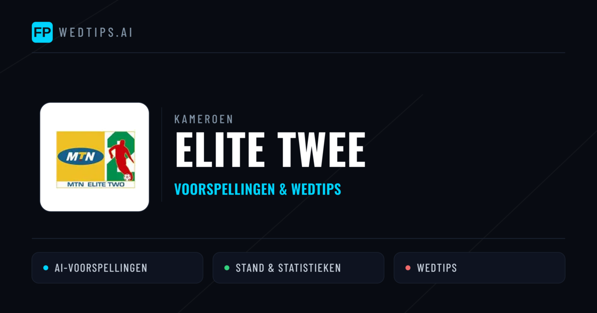 Kameroen Elite Twee voorspellingen & wedtips