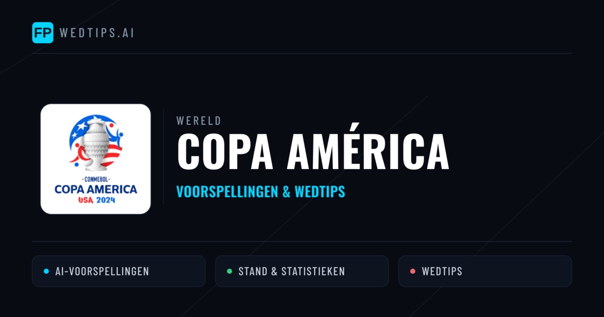 Copa América voorspellingen & wedtips