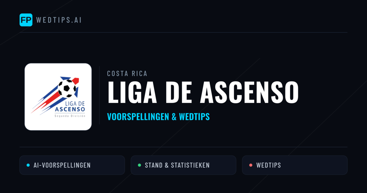 Costa Rica Liga de Ascenso voorspellingen & wedtips