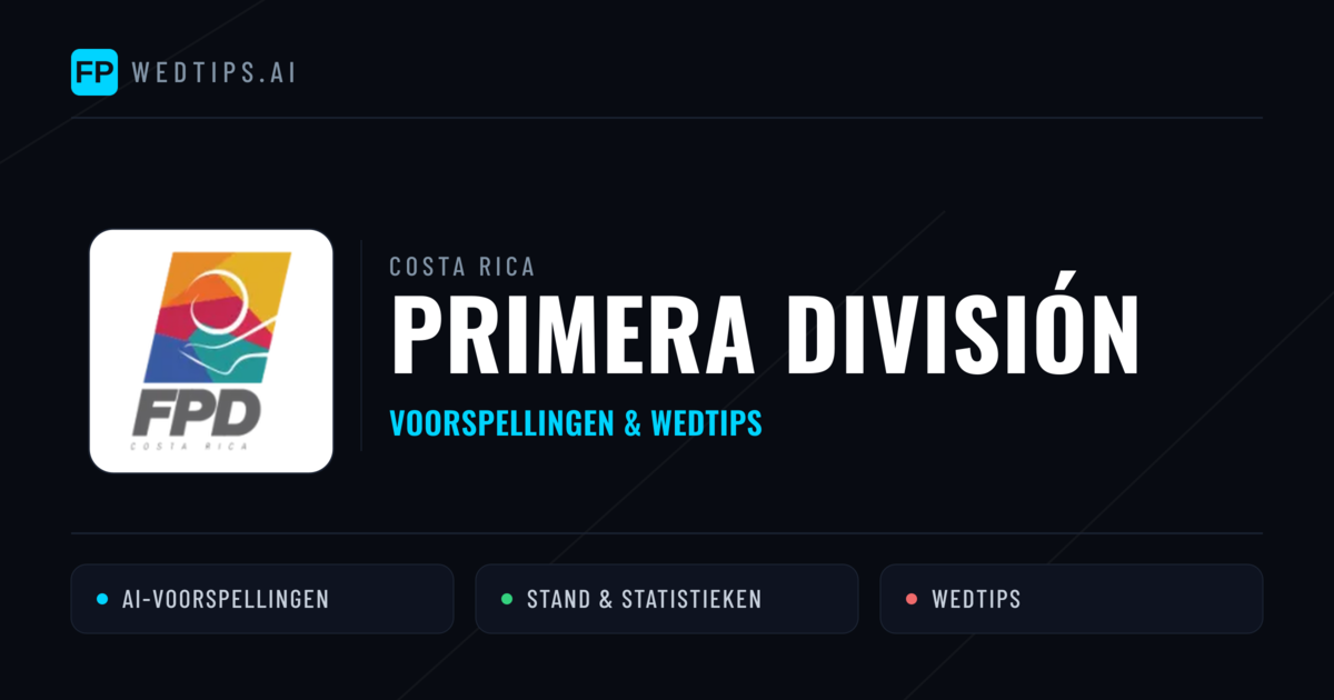Costa Rica Primera División voorspellingen & wedtips