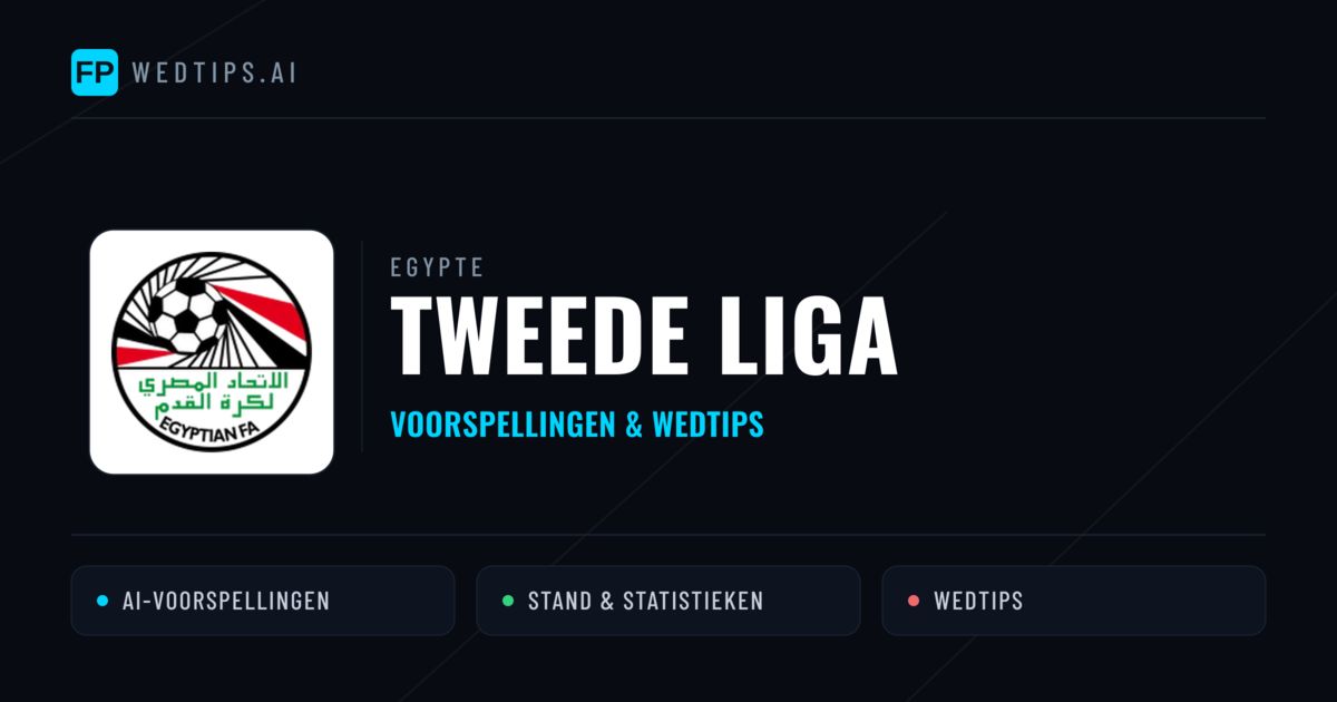 Egypte Tweede Liga voorspellingen & wedtips