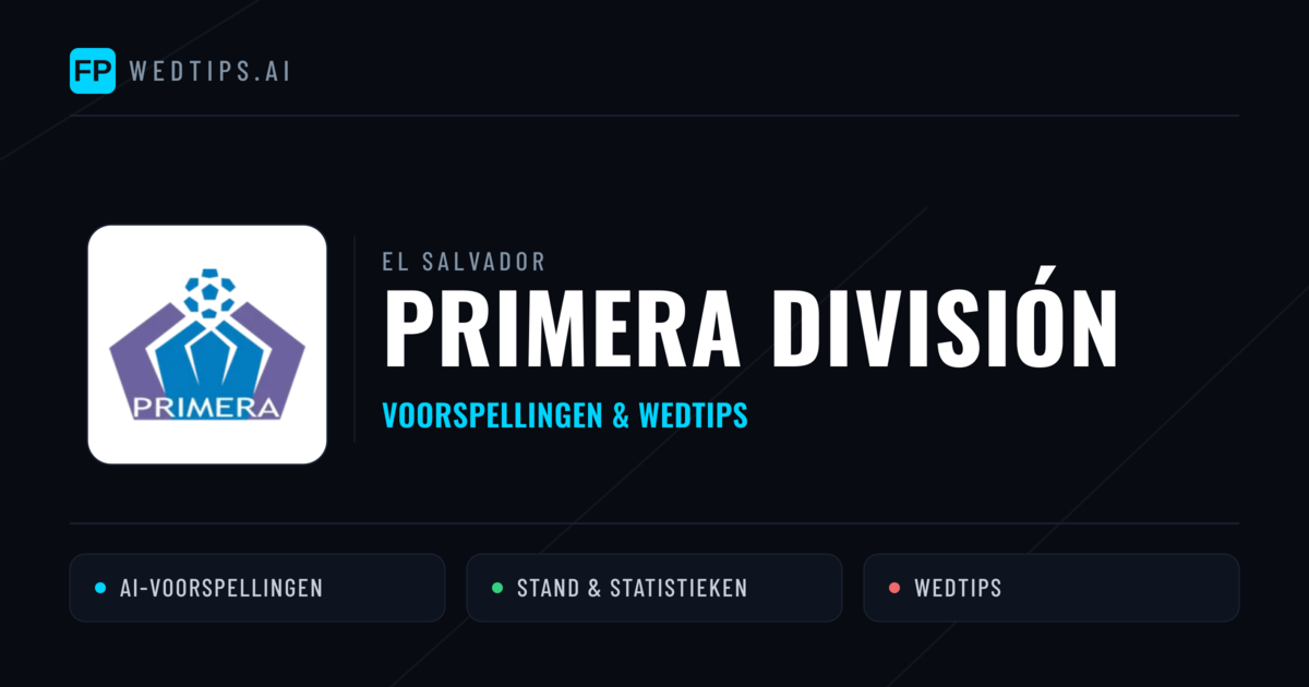 El Salvador Primera División voorspellingen & wedtips