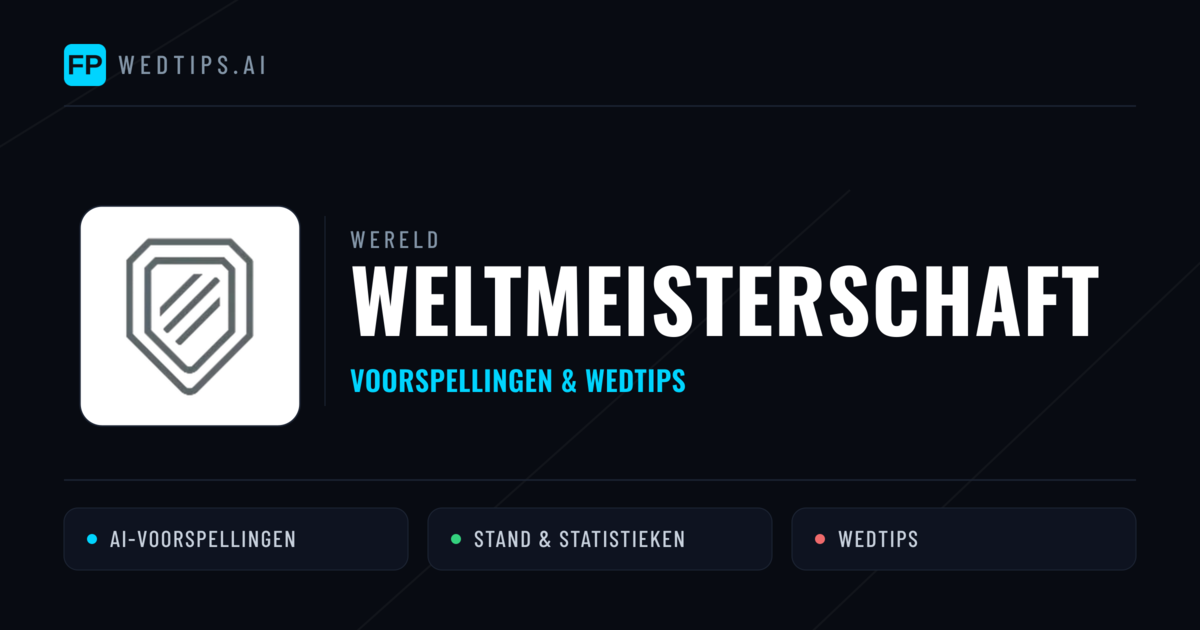 Weltmeisterschaft voorspellingen & wedtips