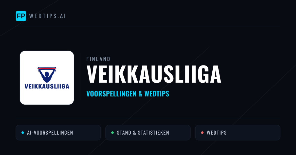 Finland Veikkausliiga voorspellingen & wedtips