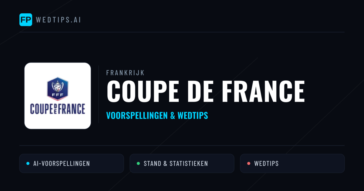 Frankrijk Coupe de France voorspellingen & wedtips