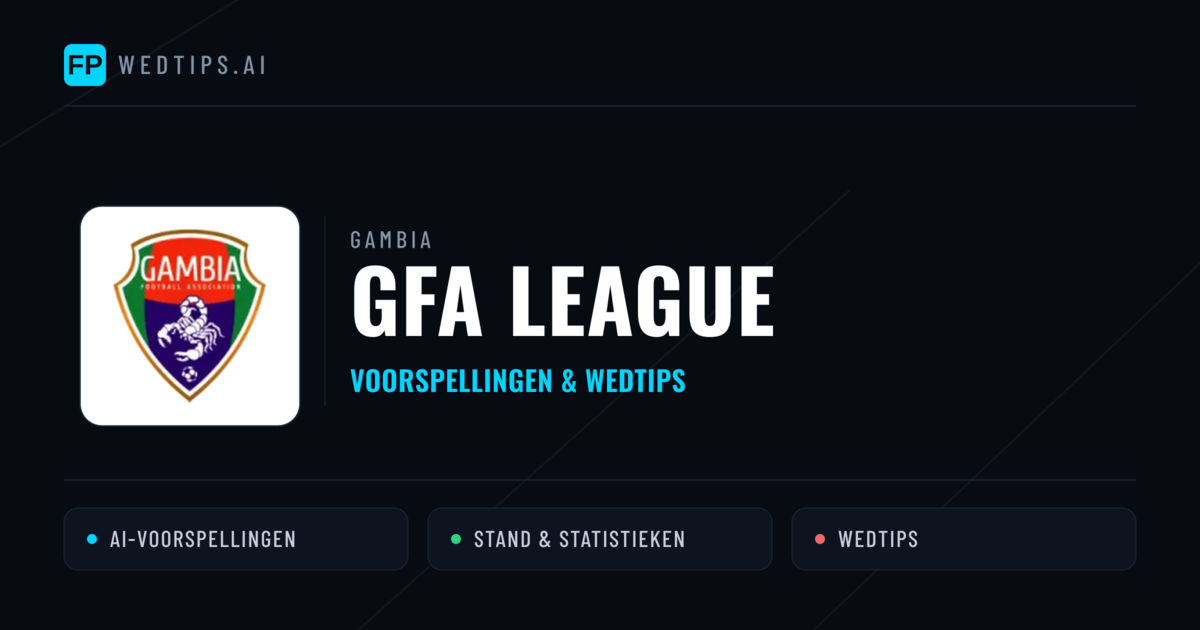 Gambia GFA League voorspellingen & wedtips