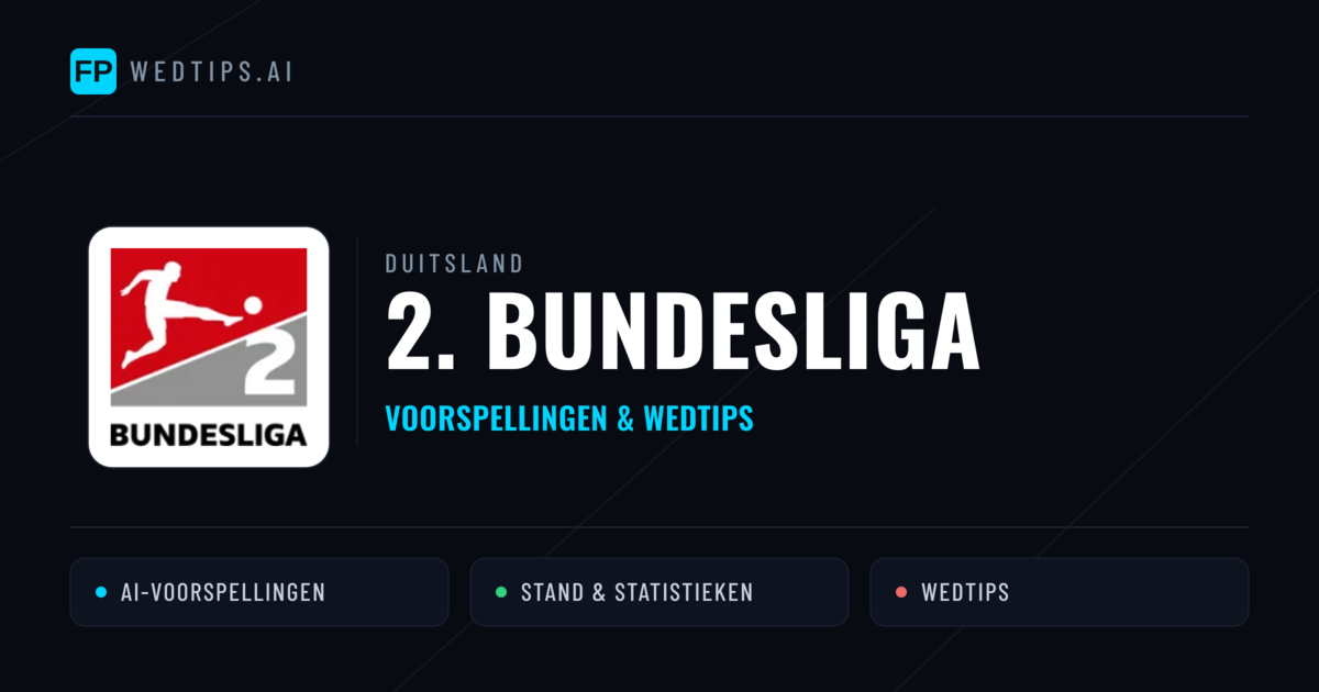 Duitsland 2. Bundesliga voorspellingen & wedtips
