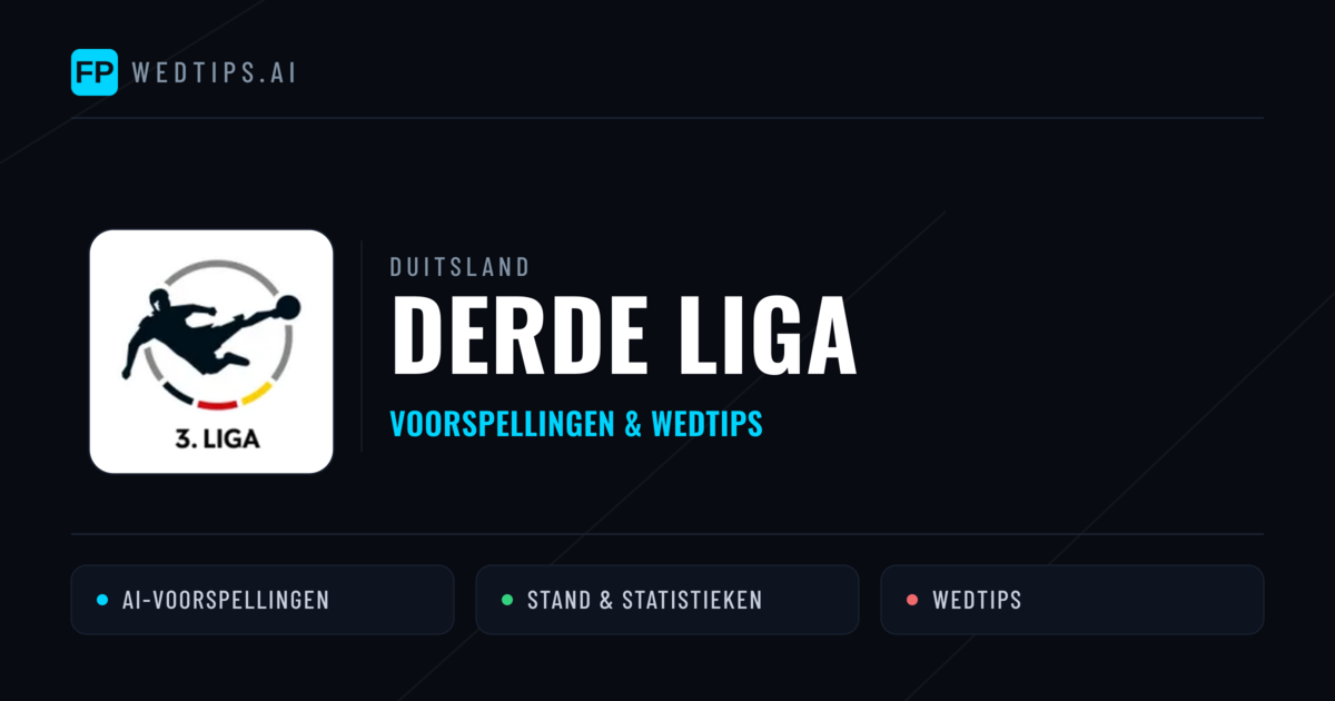 Duitsland Derde Liga voorspellingen & wedtips