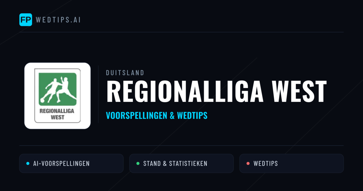 Duitsland Regionalliga West voorspellingen & wedtips