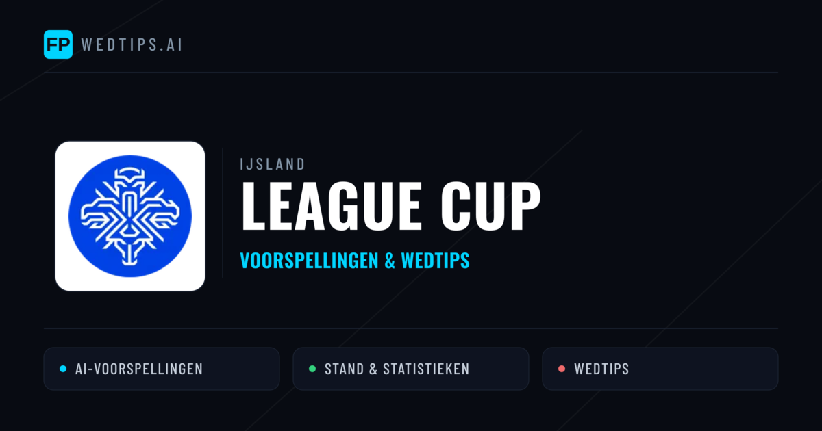 IJsland League Cup voorspellingen & wedtips